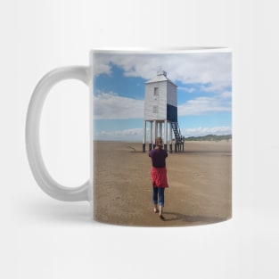 Girl on the beach Mug